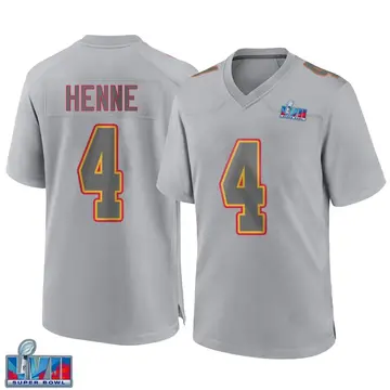 Elite Men's Chad Henne White Road Jersey - #4 Football Kansas City Chiefs  Vapor Untouchable Size 40/M