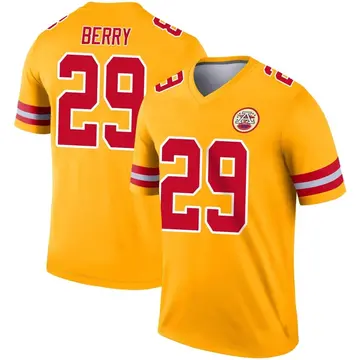 Youth Kansas City Chiefs Eric Berry Nike White Game Jersey